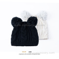 Gorro con pompón cálido tejido de invierno unisex personalizado